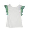 Completo t-shirt maniche alette vichy e short