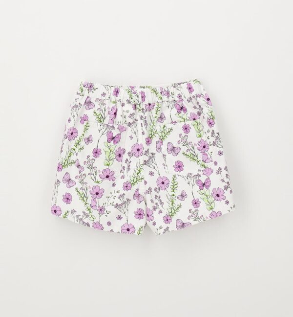 Gonna/short fantasia floreale con farfalline