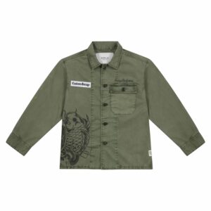 Giubbino in cotone con stampe