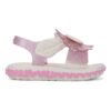 Sandalo mare con fiore e velcro