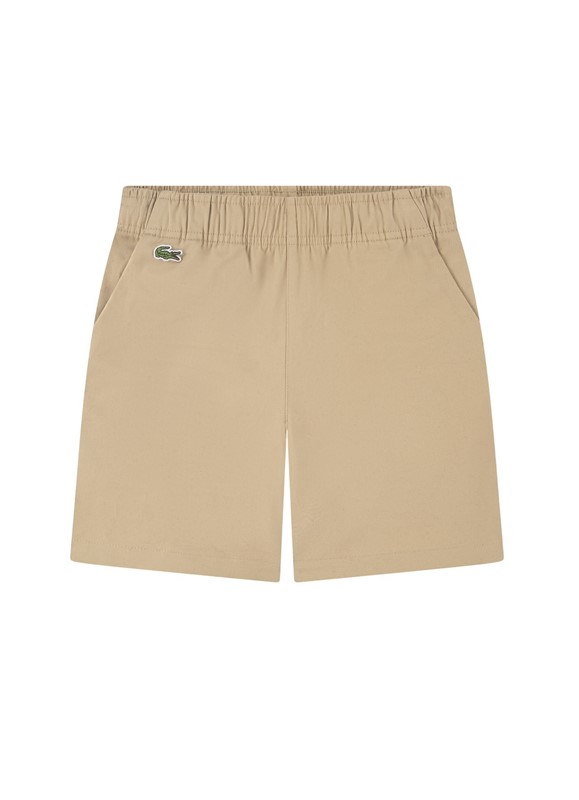 Bermuda in cotone con vita elasticizzata
