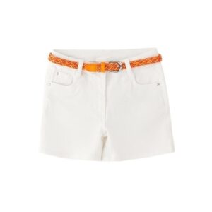 Short in cotone con cintura