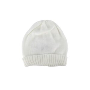Cappellino con risvolto a costine