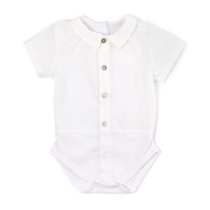 Camicia body in popeline stretch e jersey