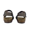 Sandalo in eco pelle bicoolore con doppia fibbia