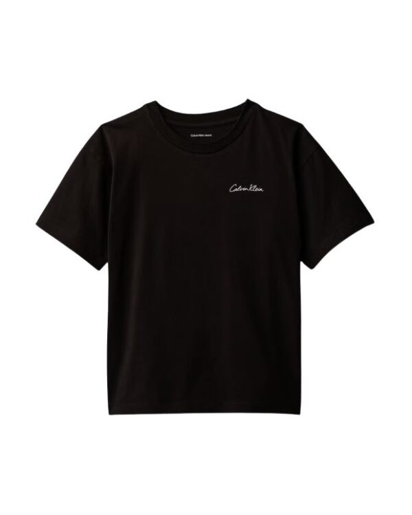 T-shirt mezza manica con stampa sul retro