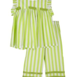 Completo canotta e pantalone a righe