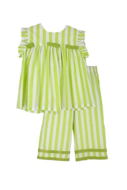 Completo canotta e pantalone a righe