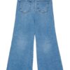 Pantalone in denim a zampa