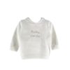 Completo due pezzi con ricamo hello world