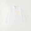 Camicia manica lunga con taschino in maglia