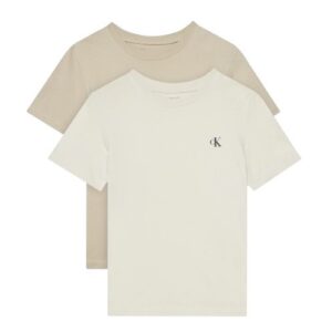 Confezione due t-shirt mezza manica con logo