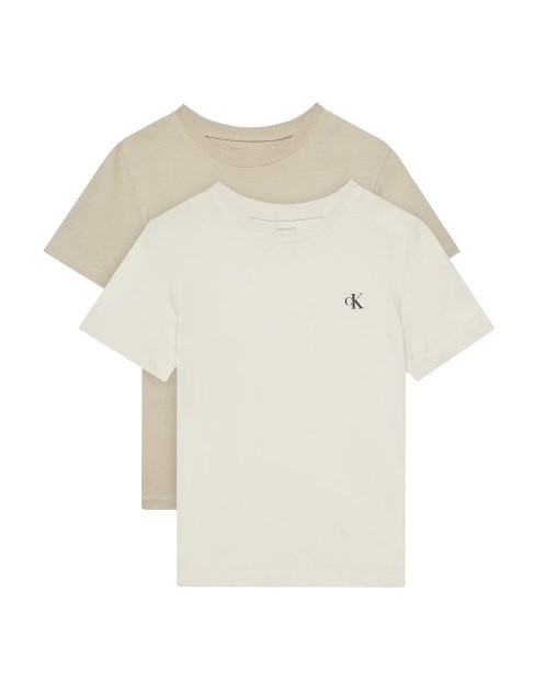 Confezione due t-shirt mezza manica con logo