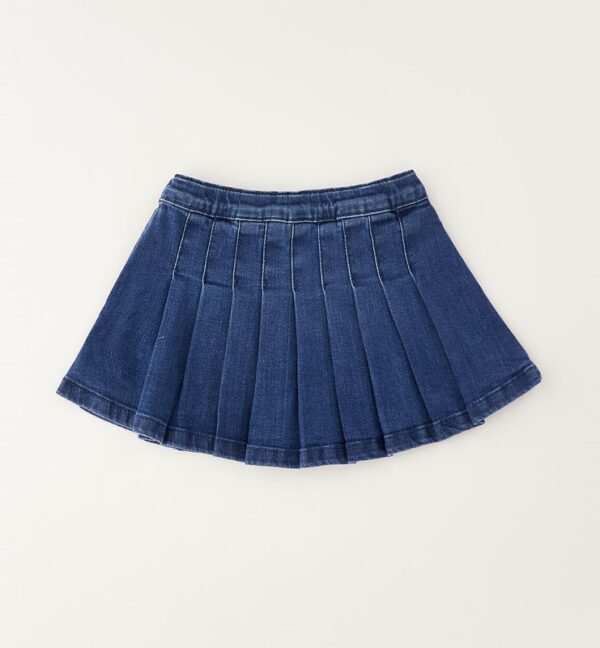 EFE5240430F90D669F6E89E85FE99B76_ Gonna in denim a pieghe