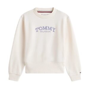Felpa con logo ricamato