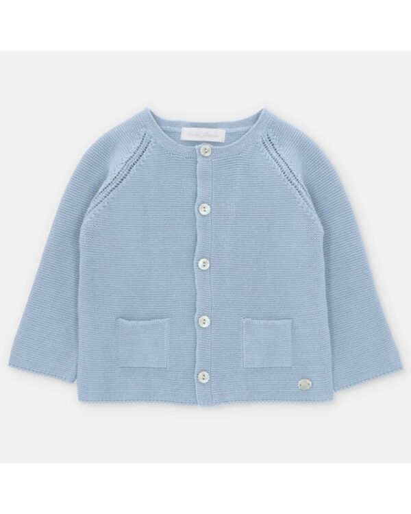 Cardigan in cotone con taschine