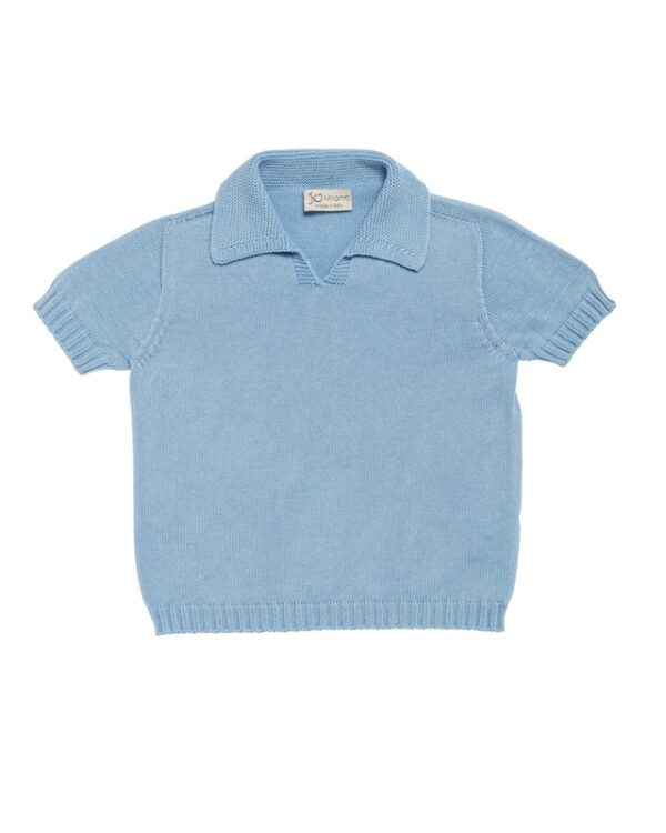 Completo polo in maglia e bermuda in lino