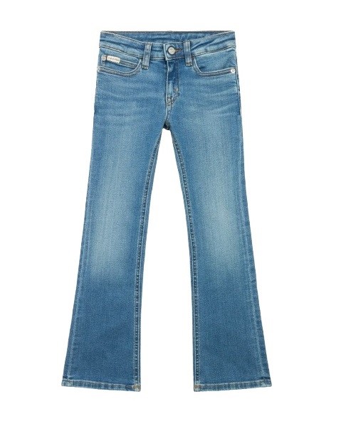 Pantalone in denim a zampa
