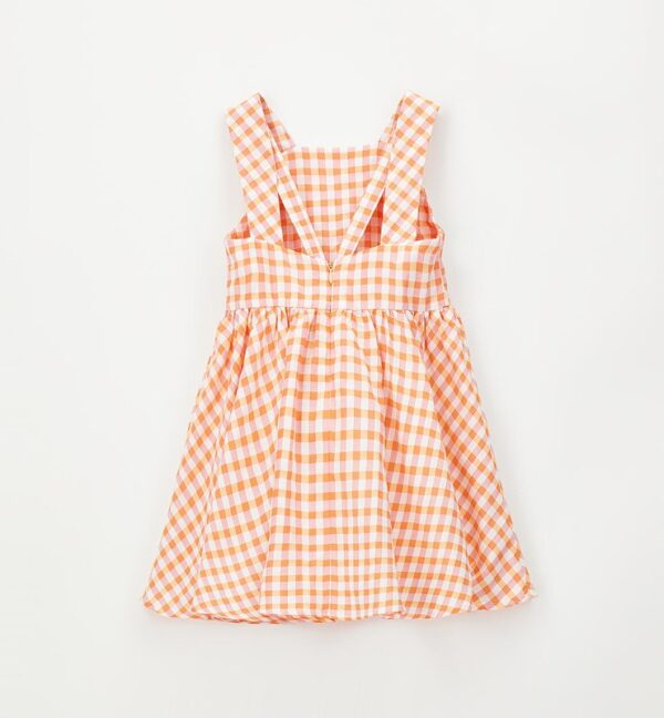 F43D57A090AE240B103FCDB6426B23A6_ Vestito vichy con incrocio sul retro