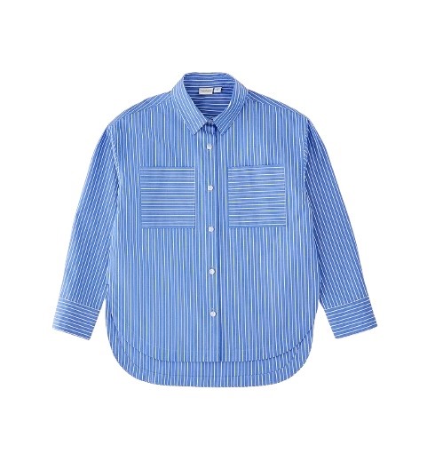 Camicia manica lunga a righe