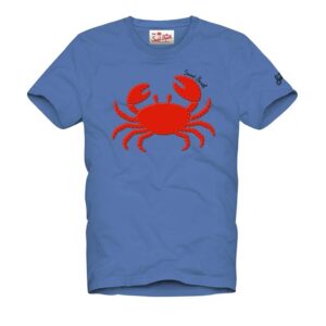 T-shirt mezza manica con stampa crabby