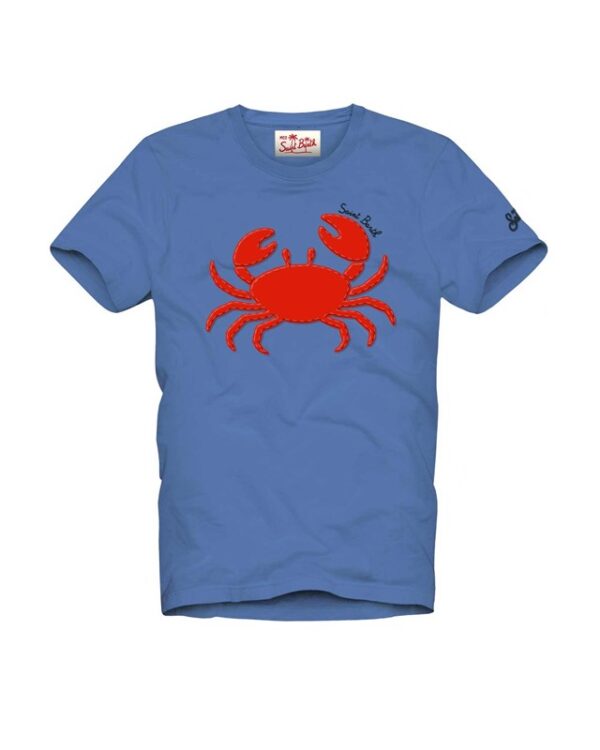 T-shirt mezza manica con stampa crabby