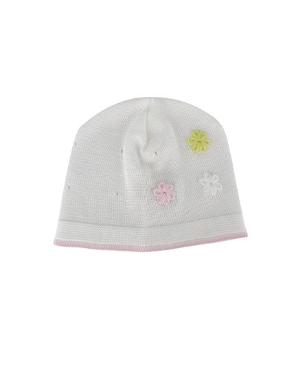 F57C3E71F3CC56A3A2572FD542857131_ Completo due pezzi con fiorellini e cappellino
