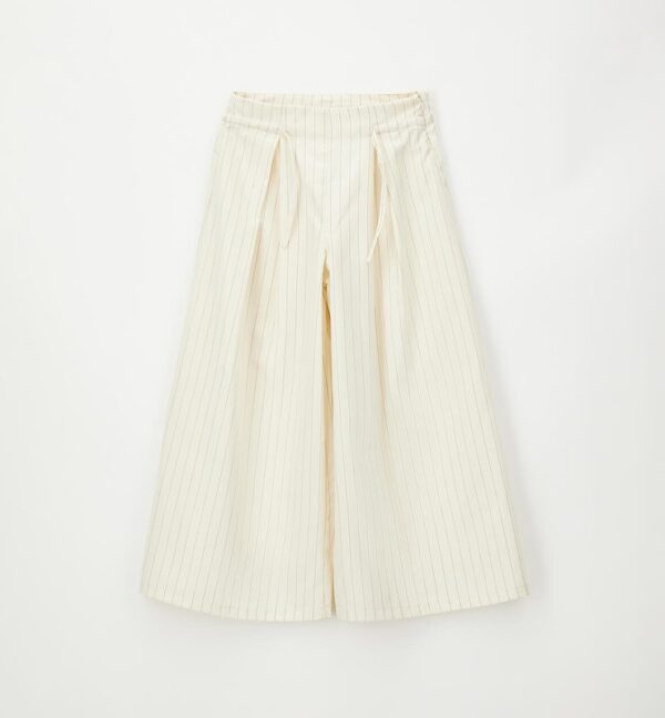 Pantalone a righe con filo lurex