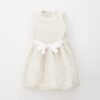 Vestito a righe con cintura
