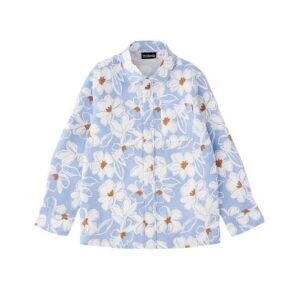 Camicia manica lunga fantasia floreale