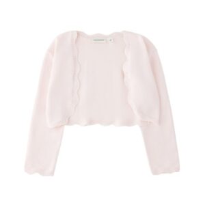 Cardigan in maglia con lavorazione effetto pizzo
