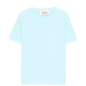 T-shirt mezza manica con logo effetto vintage