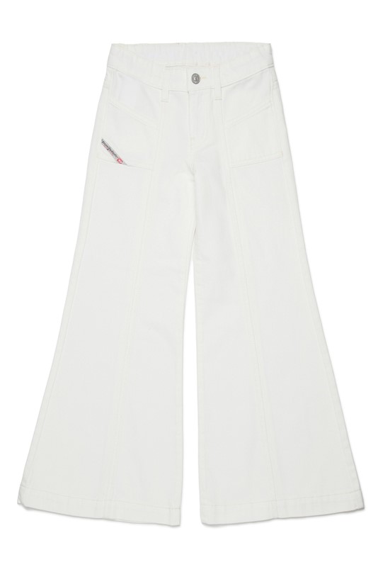 Pantalone denim a zampa