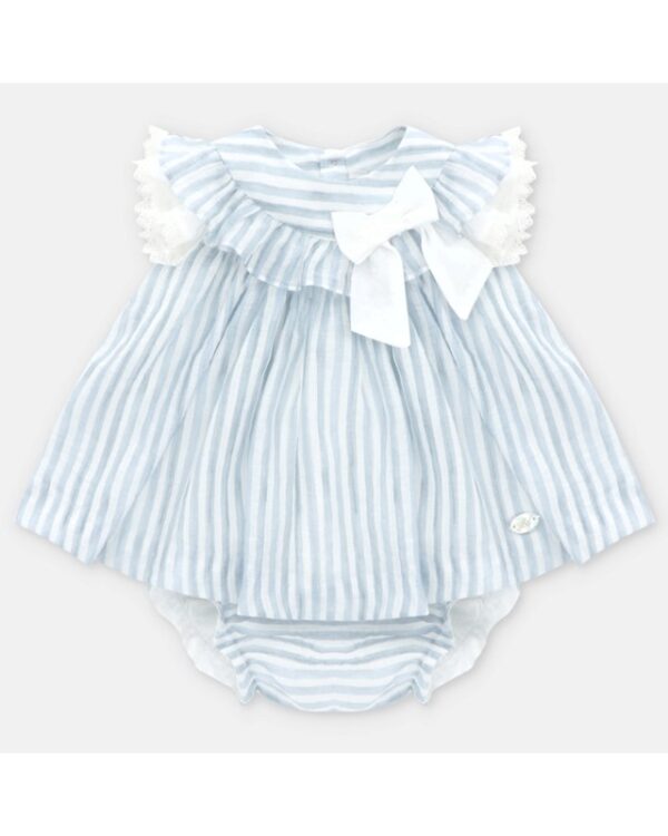 Vestito a righe con coulotte