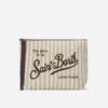 Pochette in lino a righe