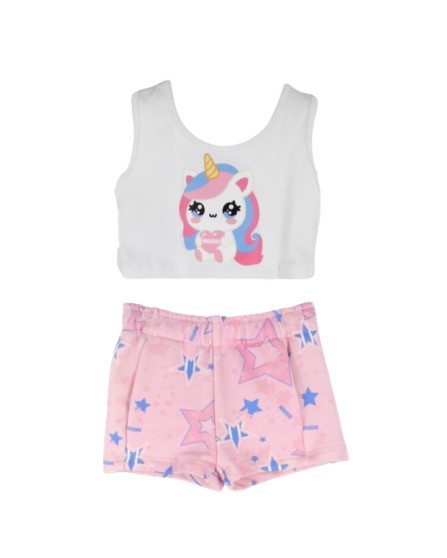 Completo canotta e short lovunicorn