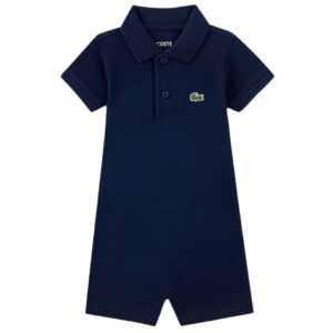 Tutina polo mezza manica con logo