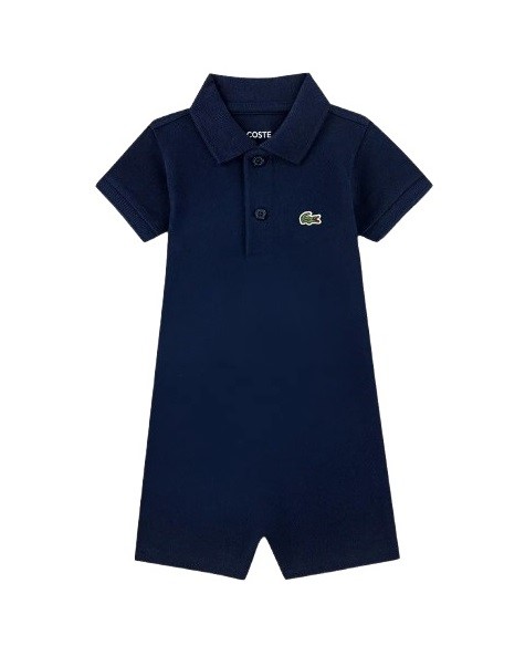 Tutina polo mezza manica con logo