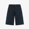 Bermuda cargo in felpa di cotone con coulisse