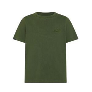 T-shirt mezza manica con ricamo logo vintage sul retro