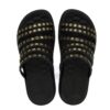 Sandalo multi fasce con borchie