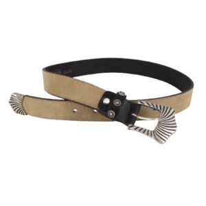 Cintura camoscio in vero cuoio