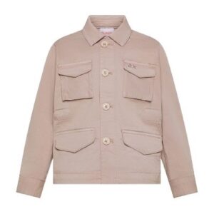 Giacca sariana in cotone con tasche
