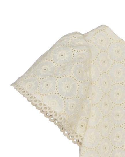 Completo blusa ricamata e pantalone