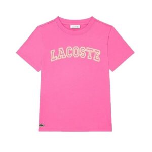 T-shirt mezza manica con logo ricamato