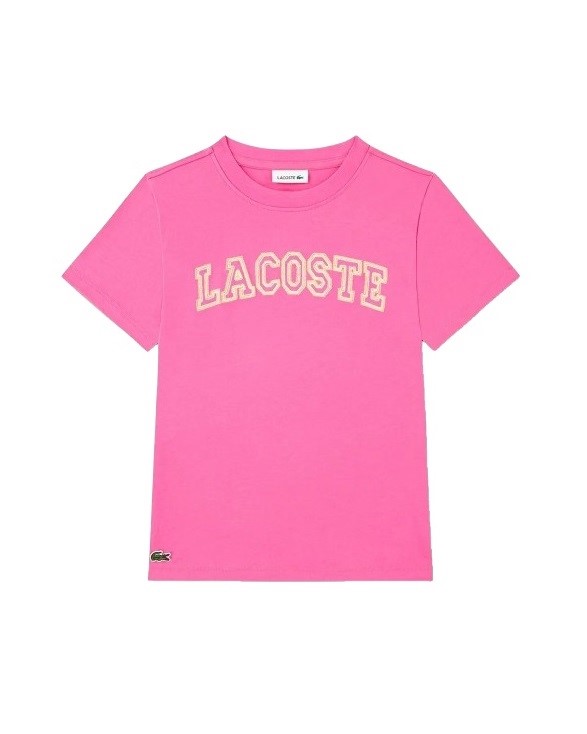 T-shirt mezza manica con logo ricamato