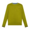 Maglione in cotone con logo e bordi a contrasto