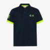 806F752D3753B605555ACD72B99FC478_ T-shirt polo con logo fluo