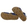 Sandalo in eco pelle con velcro e fibbia