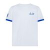 T-shirt mezza manica con bordo a contrasto